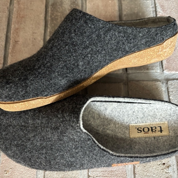 Taos Woollery Clog Charcoal Grey EU Size 41 Excellent Used Condition - Picture 5 of 7